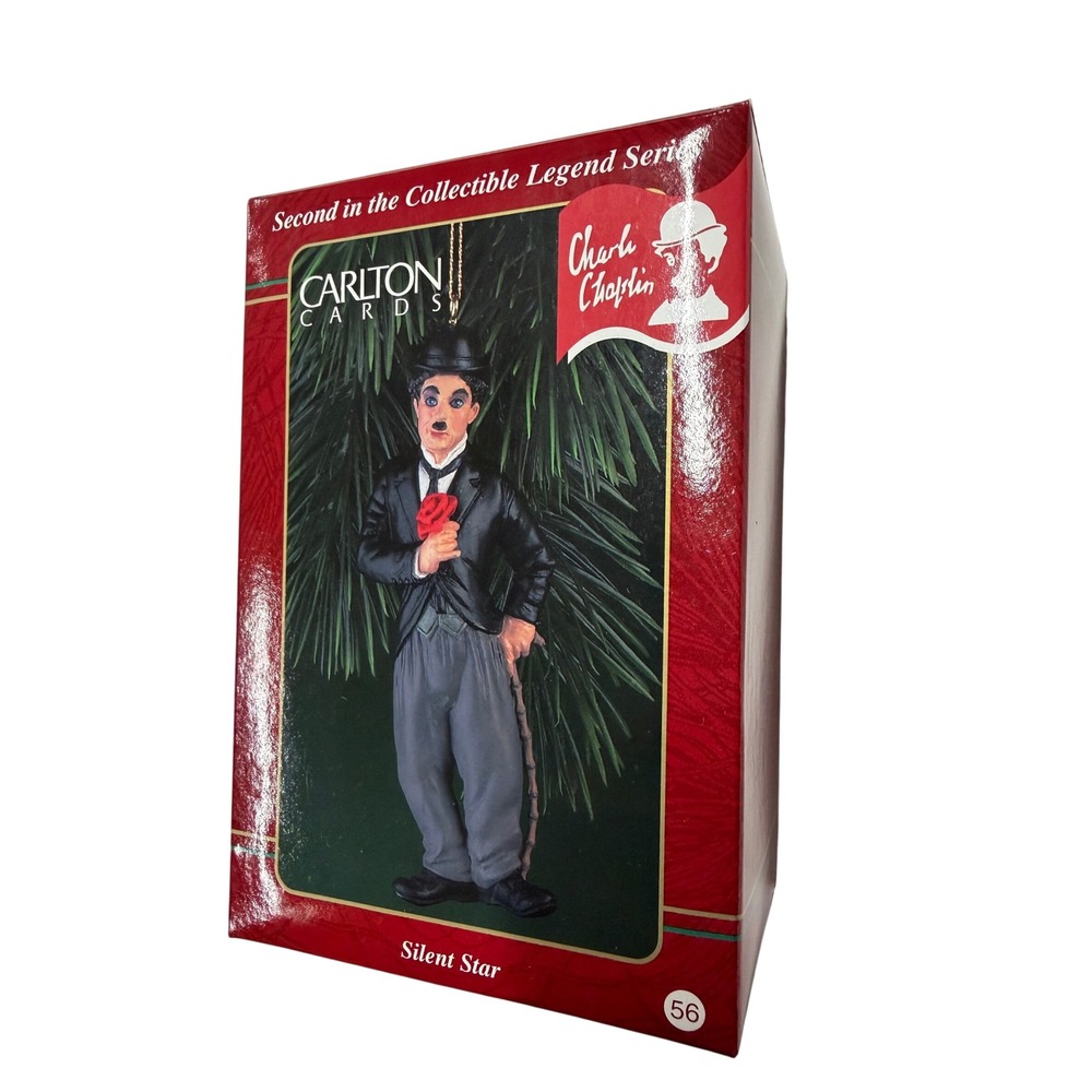 Carlton Cards Charlie Chaplin Silent Star Ornament Collectible